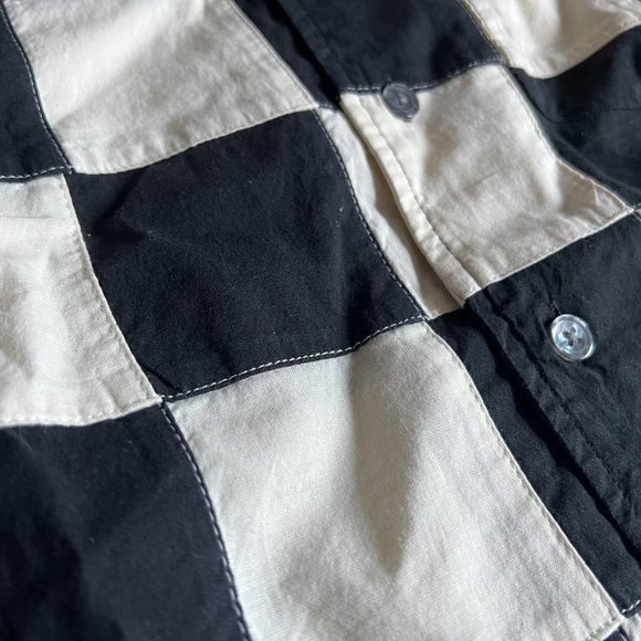 Harley Davidson x Champion x Todd Snyder Checkered Camp Collar Shirt - Picture 7 of 8